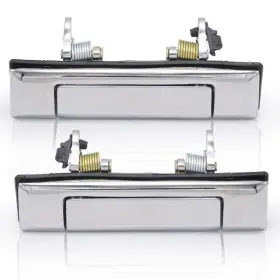 G-ts190727 Aftermarket Pair Chrome Outer Handle Door For Toyota Hilux Ln50 Ln56 Hero Mk2 1985 - 1988