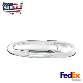 Repty462104c All Autoparts Express Exterior Door Handle Chrome Front Driver Side Fits 01-07 Toyota Sequoia Tundra
