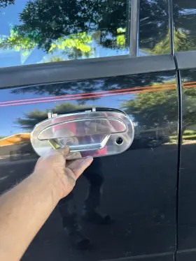 Asm501 All Sales Manufacturing Part 501 Billet Door Handles Lh With Lock And Rh Without Hole Ford 96- 03 F150