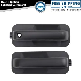 Am-1596542719 Am Autoparts Left And Right Exterior Door Handle Set Fits 2015-2020 Ford F-150