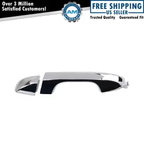 Am-1777726653 Am Autoparts Rear Left Exterior Door Handle Chrome Fits 2017-2022 Kia Sportage
