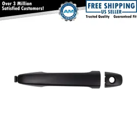 Am-2039962984 Am Autoparts Front Left Exterior Door Handle Black Primed For 2012-2015 Scion Iq