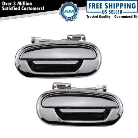 Am-3134518363 Am Autoparts Left And Right Exterior Door Handle Set Fits 2001-2003 Ford F-150