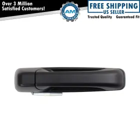 Am-526524287 Am Autoparts Rear Left Exterior Door Handle Primed Black Driver Side Fits Dodge Ram