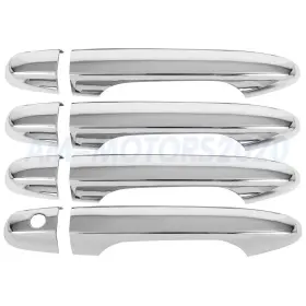 Am12717101s Am-motors2020 For 12-15 Honda Civic 4door Sedan Front Rear Left Right Door Handle Cover Chrome