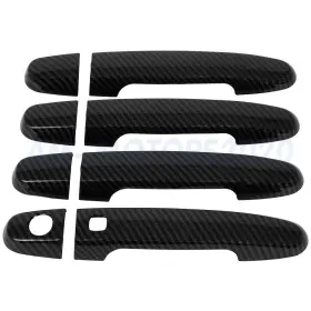 Am12717201s Am-motors2020 For 2003-2014 Toyota Matrix Front Rear Left Right Door Handle Cover Carbon Fiber