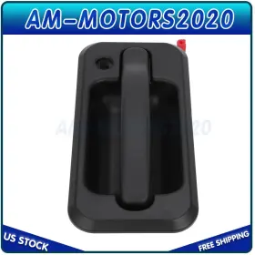 Am125242m2020 Am-motorsparts Fits 2003-2009 Hummer H2 Rh Black Front Right Side Outer Exterior Door Handle