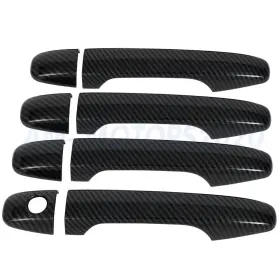 Amm127163sx01 Am-motorsparts For 2015-21 Subaru Wrx Sti Front Rear Left Right Door Handle Cover Carbon Fiber