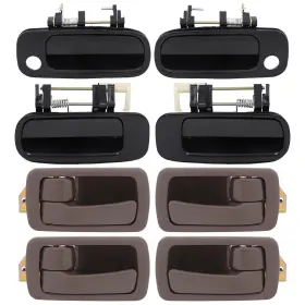 Amm802238sx01 Am-motorsparts Front Rear Inside Outside Set Of 8 Door Handles For 92-96 Camry Left Right Side