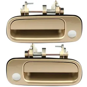 Amm802429sx01 Am-motorsparts Set/2 Passenger Driver Side For 92-96 Toyota Camry Gold Outer Front Door Handles