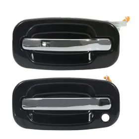 Amm831012sx01 Am-motorsparts 2 Exterior Front Rear Left Door Handles For Cadillac Escalade Esv 02-06