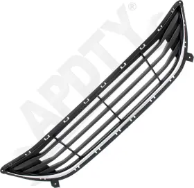 168615 Apdty Front Bumper Grille Textured Black Shell With Chrome Insert