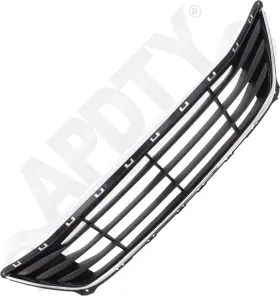 168619 Apdty Front Bumper Grille Textured Black Shell With Chrome Insert