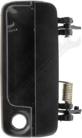88843 Apdty Exterior Door Handle Front Left Driver Smooth Black With Key Hole