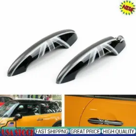 Dhc-045-b Areyourshop Union Jack Uk Design Door Handle Cover For Mini Cooper R50 R52 R53 R55 R56