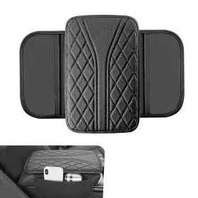 Arw53 Arwrilt Car Center Console Cover Leather Automotive Armrest Cushion With 2 S