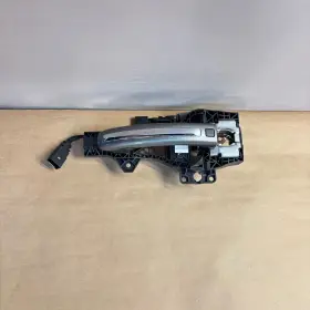 4l0837205a Audi 2010-2015 Q7 Front Left Driver Keyless Entry Exterior Door Handle Grey Oem