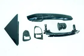 8w0837240d Audi 17-20 A4 Premium Oem Right Exterior Door Handle Cover Black 5107