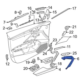 8y0867585g9kr Audi Oe For A3 Quattro 25-26 Front Left Door Panel Handle Cover 8y0867585g9kr Audi Oe For A3 Quattro 25-26 Front Left Door Panel Handle Cover