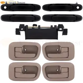 10026111 Auspartshouse For Toyota Sienna 1998-2003 8x Inside Exterior Door Handle 1x Liftgate