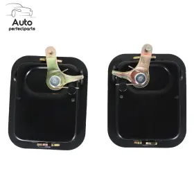 Aup2934475 Auto-perfectparts For 1991-2006 Jeep Wrangler Front Left And Right Exterior Door Handle Pair Black