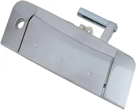96861 Auto Plus Dorman Door Handle Exterior Plastic Silver Painted Stock Front Driver Side