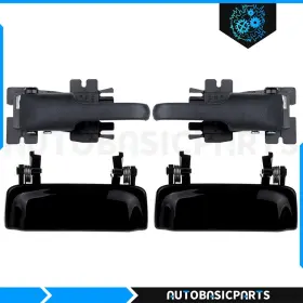 10091166 Autobasicparts For Ford Explorer 1998-2002 4 X Left Right Side Exterior And Interior Door Handle