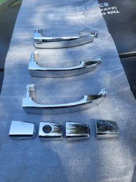 10142687 Autobasicparts Saturn Vue Silver Exterior Door Handles - Set Of 3