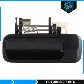 10148828 Autobasicparts For Toyota Camry 1997-2001 2.2l Black Rear Left Side Exterior Door Handle