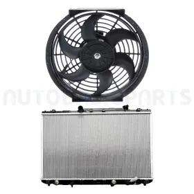 12816965 Autobasicparts Fit For 1992-1996 Toyota Camry 2.2l Cooling Fan And Aluminum Radiator Kit