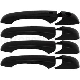 12972711 Autobasicparts Chrome Exterior Door Handle Cover Fits Dodge Caravan 2008-2019 Chrysler 200