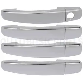 12972715 Autobasicparts Door Handle Cover Abs Chrome Plastic Fits Chevy Malibu Cruze Camaro 2010-14