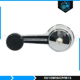 76954 Autobasicparts For 1987-1991 Jeep Wrangler Left Right Side Interior Window Crank Handle Chrome