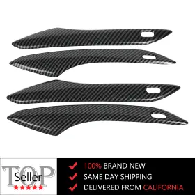 Adp12715701s Autodayplus For 2016-2022 Lexus Rx350 Front Rear Left Right Door Handle Cover Carbon Fiber