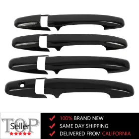 Adp12715801s Autodayplus For 2006-2011 Honda Civic 8th Gen Left Right Door Handle Cover Glossy Black
