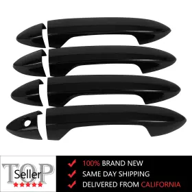 Adp12718101s Autodayplus For 13-17 Honda Accord 9th Front Rear Left Right Door Handle Cover Glossy Black