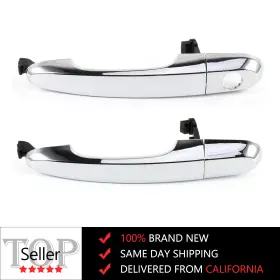 Adp823548r01 Autodayplus Exterior Door Handle For 11-15 Kia Sorento Front Left And Right Pair Set Chrome