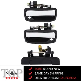 Adp83107101s Autodayplus 2x Exterior Door Handles Tailgate For Toyota Tacoma 1995-04 Front Left Right