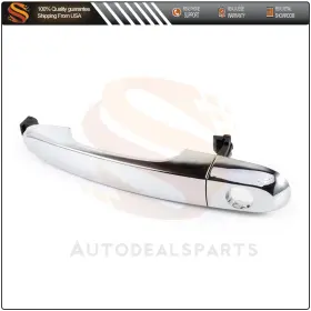 A124841s01 Autodealsparts Exterior Door Handle Front Left Side Lh For 2011-15 Kia Sorento Chrome Outside