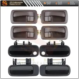 Aut80223801t Autodealsparts 8x Left Right Front Rear Interior Exterior Fits 92-96 Toyota Camry Door Handles