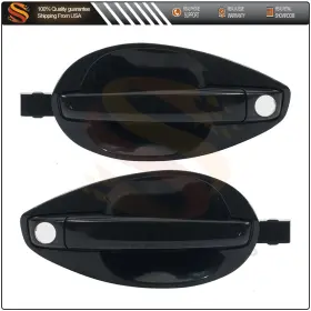 Aut825586t01 Autodealsparts 2x Outside Catch Front Right Driver Door Handle For 03-08 Hyundai Tiburon