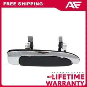 6w7z5426604a Autoelements Exterior Door Handle Chrome Rear Passenger Side For 92-11 Ford Crown Victoria