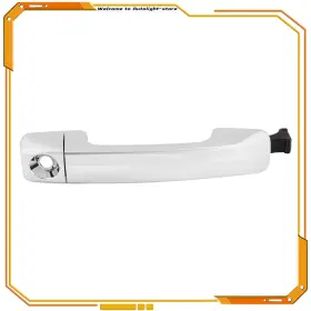 At127605p01 Autolight-store Exterior Door Handle Fits 2007-14 Toyota Fj Cruiser Front Driver Silver Plastic