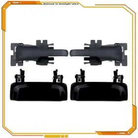 Autolights-store At830975s01 2 Inside And Outside Door Handles Driver Right For Ford Explorer Sport Trac New