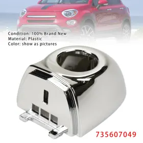 Automoto8 735607049 Front Outer Door Handle Cap For Fiat 500x 2016-2021