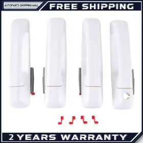1gh21gw7ad Autoparts-shopping-mall 1gh21gw7af Set Of 4 For Ram 2012-2018 Door Handles Bright White Front And Rear