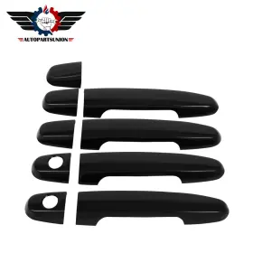 Sadp12715301s Autopartsunion For Toyota Camry 2002-2006 Front Rear Left Right Door Handle Cover Glossy Black