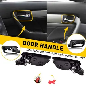 72120sdaa02zc Auxito 12008574 Right Left Interior Door Handle For Honda Accord Front Sedan 2set