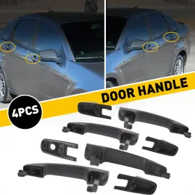 13452900 Auxito 4pcs Exterior Door Handle Full Set Replacment For Ford Focus 2008-2011