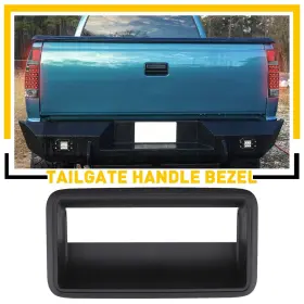 13707880 Auxito Black Tail Tailgate Handle For Bezel Gate Ck 2500 Chevy 1500 3500 Pickup Truck
